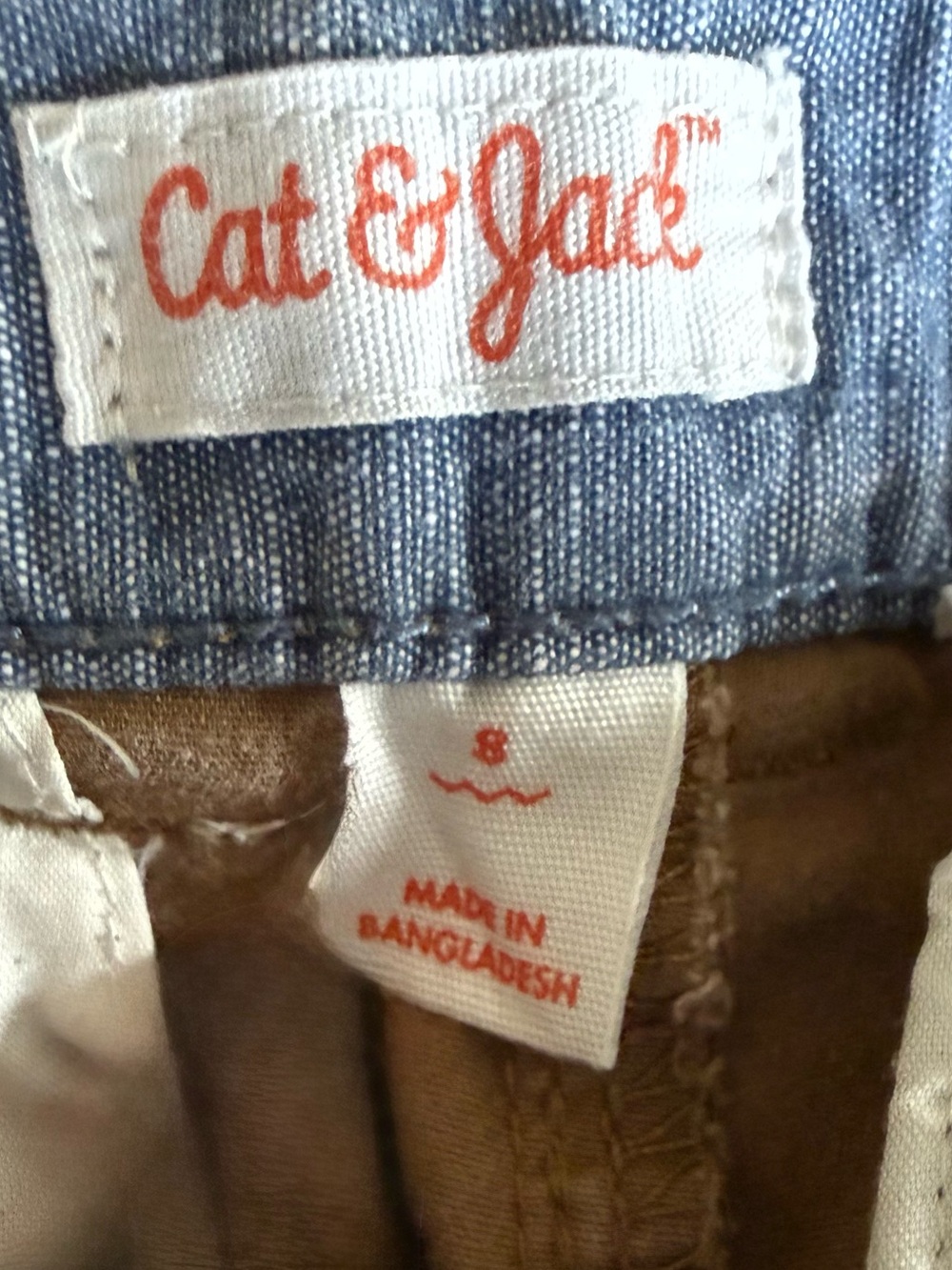 Cat & Jack Kids Pull-On Shorts Pack — Navy, Khaki, Cream, Tan - Picture 12 of 13